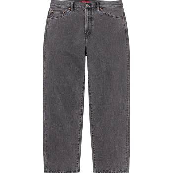 Supreme Baggy Jean Hlače Crne | HR166BC