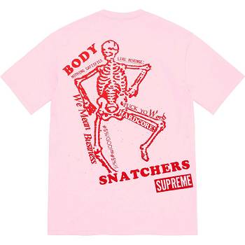 Supreme Body Snatchers Tee Majice Roze | HR345XF