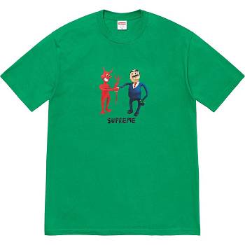 Supreme Business Tee Majice Zelene | HR377QZ