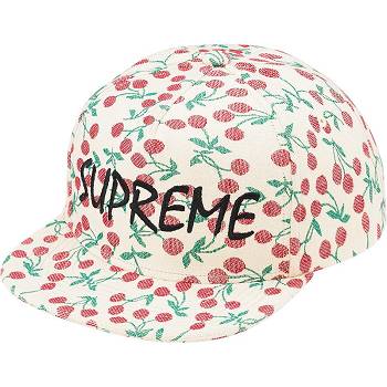 Supreme Cherries 5-Panel Šeširi Bijele | HR457EX